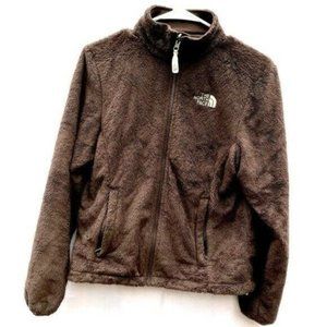 North Face Brown Fleece XS teddy fuzzy jacket coat